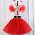 thumbnail image 2 of PMVFHDE Robes Filles Enfant Filles Robe de Concours Noël Fête Point Mignonne Robe Robes Bandeau Ensemble Rouge,8-9 Ans, 2 of 5