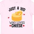 thumbnail image 4 of Inktastic Cheese Lover Kids Boys or Girls Toddler T-Shirt, 4 of 5