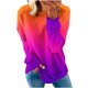 thumbnail image 2 of Pntutb Mujer Cuello Redondo Moda Casual Manga Larga Estampado Navideño Sudadera tops Blusa Pntutb Pntutb-1314, 2 of 5