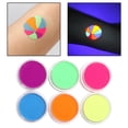 thumbnail image 3 of TISHITA Face Paint Palette Kit, 6 Color Body Paint, Halloween Cosplay Party Makeup, Face Fluorescent, 3 of 8