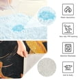 thumbnail image 3 of Yayeee Bath Rugs for Bathroom Floor Set of 2 Non Slip Fluffy Soft Absorbent Mat, Black Fish Pattern, 3 of 7