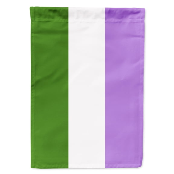 Carolines Treasures CK7994CHF Genderqueer Pride Flag Canvas House Size Large multicolor