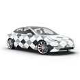 thumbnail image 6 of Rwraps Monochrome Argyle Pesky Pebbles Matte Vinyl Film Wrap 59in x 1ft Vinyl Vehicle Car Film Sheet, 6 of 9