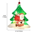 thumbnail image 3 of PPgejGEK Christmas Decorative Lights Holiday LED Window Decoration Small Colorful Lights Christmas Tree Decoration Hanging Lights Snowflake - Themed Christmas Decorative Lights for Indoor Ceilings, 3 of 5