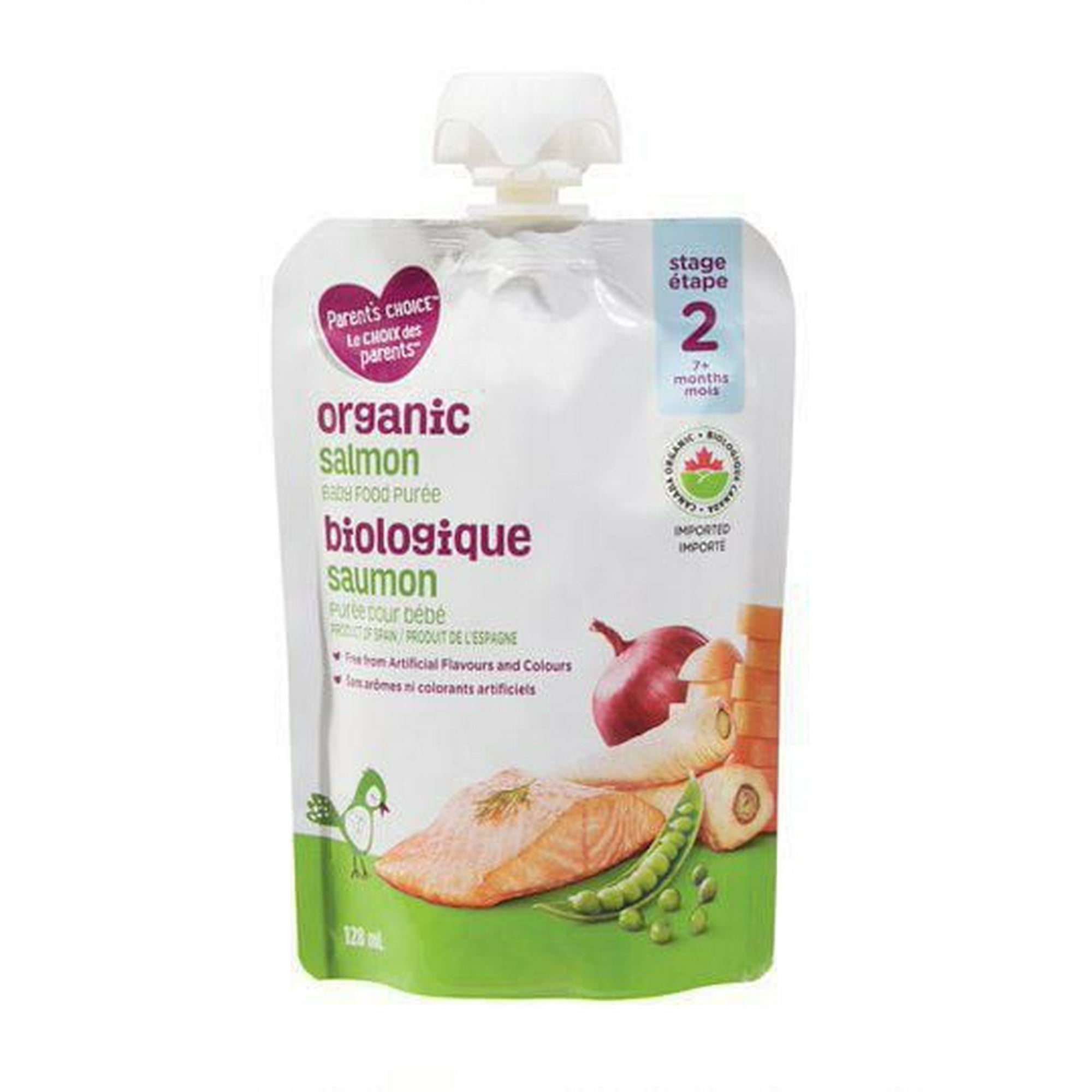 Parent's Choice Organic Salmon Baby Food Purée