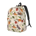 thumbnail image 1 of Easygdp Cute Vegetables Mochila de Lona Resistente para Laptop, Compatible con Laptops de 15 a 17 pulgadas, Ideal para Escuela, Trabajo y Viajes-Medium, 1 of 5