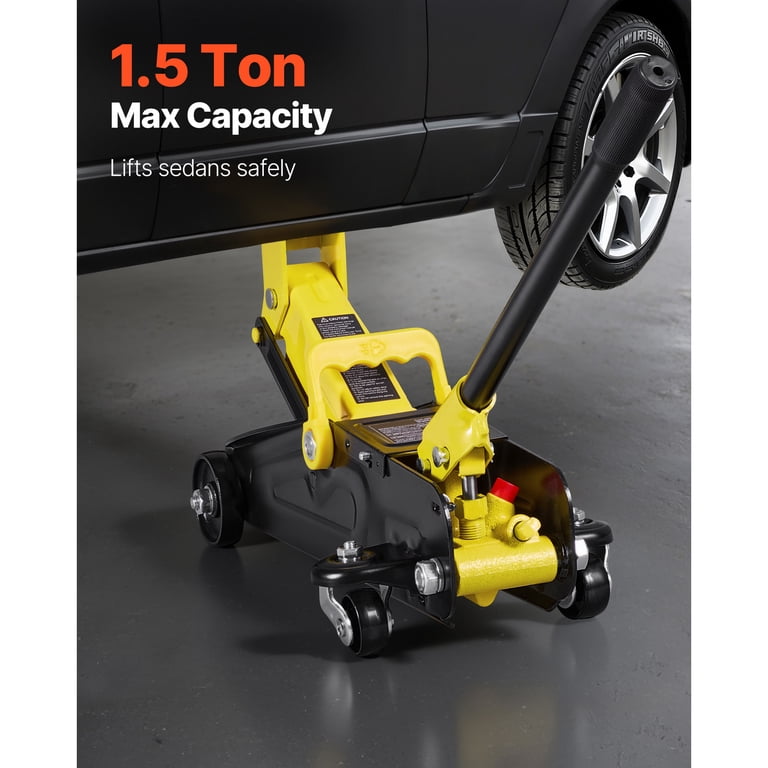 KFFKFF Low Profile Floor Jack, 1.5 Ton Capacity photo 3
