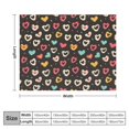 JINGDS Coffee Beans Love113 Throw Blanket, Soft Throw Blanket for