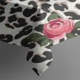 thumbnail image 3 of Pioneer Flower Floral Print Pattern Rectangle Tablecloth 60"x84",Waterproof Polyester Rectangle Table Cloth, Wipeable Spillproof Polyester Tablecloth for Dining, Camping, Indoor and Outdoor, 3 of 5