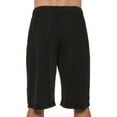 thumbnail image 3 of Men's Stacy Adams SA9000 Moisture Wicking ComfortBlend Lounge Short (Black 2XL), 3 of 3