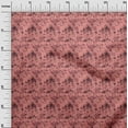 thumbnail image 3 of oneOone Georgette Viscose Peach Fabric Abstract Floral Sewing Craft Projects Fabric Prints By Yard 42 Inch Wide, 3 of 5