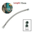 thumbnail image 1 of 1Pc 750mm Air Compressor Flexible Hose Stainless Steel Air Pump Check Valve Connecting Pipe for Air Compressor Power Tool Access, 1 of 8