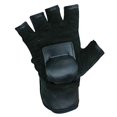 thumbnail image 2 of Hillbilly Wrist Guard Gloves - Half Finger (Black, Medium), 2 of 3