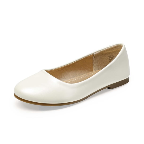 Zapatos para Niñas DREAM PAIRS MUY Talla 12 Beige Mocasines Sin Cordones