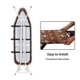 thumbnail image 4 of HELLHERO Deometric Pattern Ironing Board Cover 3 Fasteners Elastic Edge Ironing Board Dust-Proof Cover Protection Covers Hook and Loop, 4 of 5