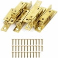 thumbnail image 4 of Pestillo de bola doble de latón de 70 mm para puerta de armario, mueble, armario, cerradura de puerta (10 piezas), 4 of 5