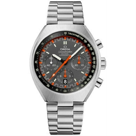 omega speedmaster chronograph grey dial steel mens watch 327.10.43.50.06.001