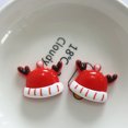 thumbnail image 1 of Alce de muñeco de nieve de Papá Noel brillante hecho a mano para niños, horquilla para el pelo, broche de taza, accesorios de resina, 1 of 6