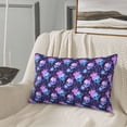 thumbnail image 5 of Susaid Skull starry sky flower leaf Print Pillowcases Multiple Size, Pillow Cover Super Soft Envelope Closure Standard Pillow Case-20"x30", 5 of 6