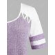 thumbnail image 4 of Camiseta Tejida Color Contraste Rosegal Camisetas tallas grandes, 4 of 5