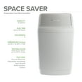 AIRCARE 831000 SpaceSaver Evaporative Humidifier, White, 2700 sq. ft