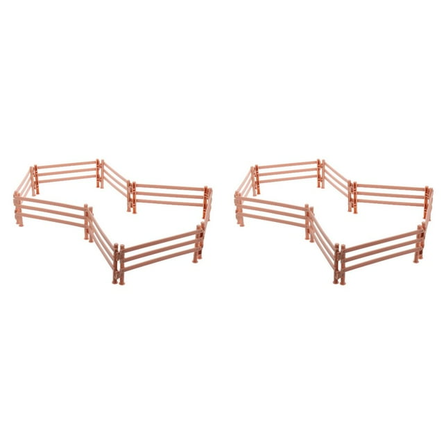 Fence Horse Fence Toy Mini Barn Garden Accessories Paddock Fencing Toys Corral Decor Landscape Micropicket Wood Corral