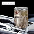 thumbnail image 5 of SKYSONIC Forest Mushroom Tumbler Stainless Steel Double Wall Vacuum Reusable Insulated Mug with Straw and Built-in Coaste for Cold and Hot Beverages, 12oz, 5 of 7