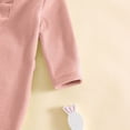 thumbnail image 3 of Baby Bodysuit For Boys And Girls Long Sleeve Footed Romper with Snap Closure In Solid Colors For Fall And Winter Infant Wear, 3 of 6