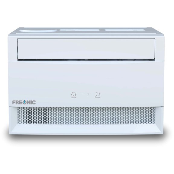 Freonic 8,000 BTU 115V 350 sq. ft. Window Air Conditioner & Dehumidifier with Remote, White, FHCW081ABE