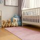 thumbnail image 3 of Runner Jinchan 61x152 cm de Peluche Suave Antideslizante Rosa, 3 of 8