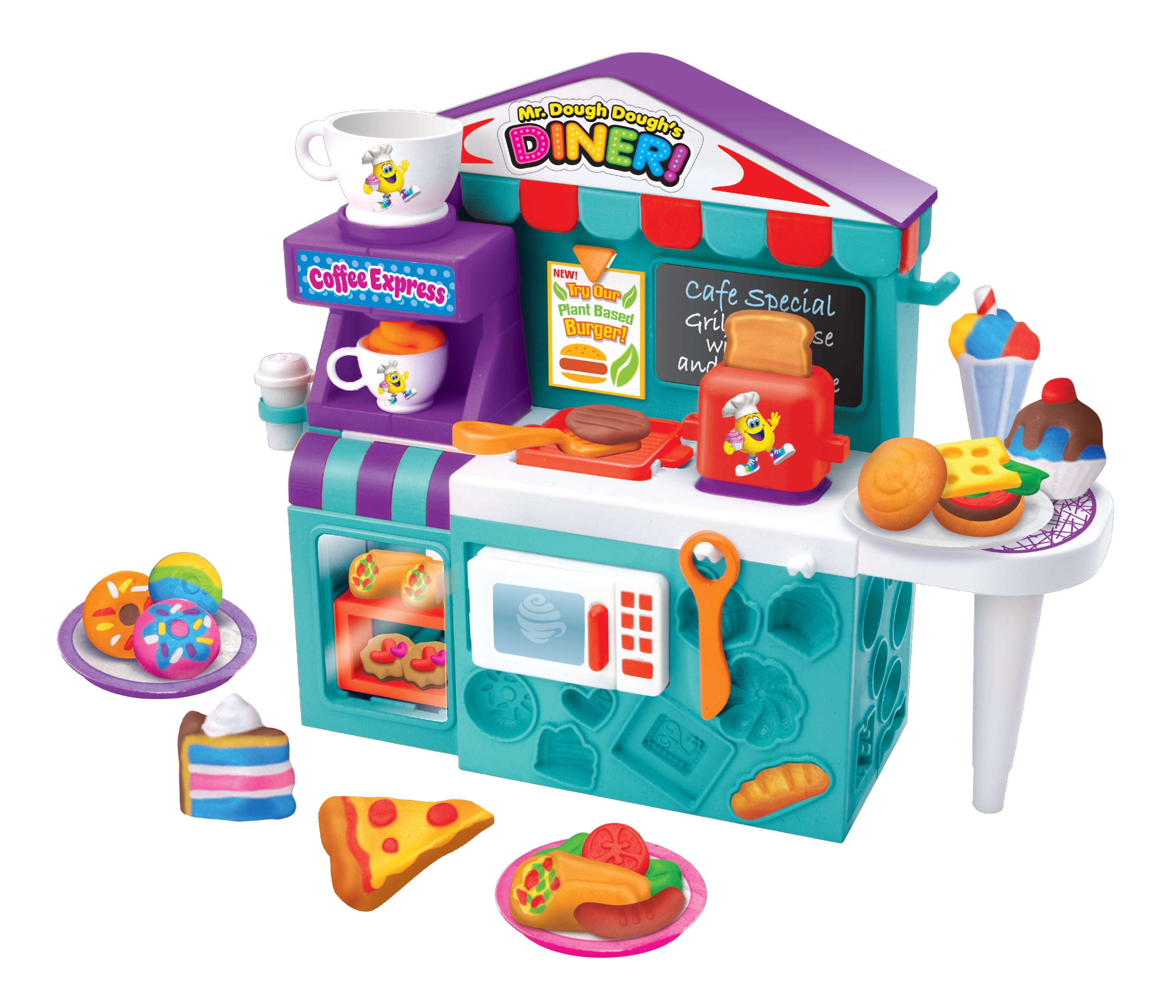 Cra-Z-Art Softee Dough Mr. Dough's Diner Playset, 1 Cra-Z-Art Softee Dough Mr. Dough's Diner Playset, 1