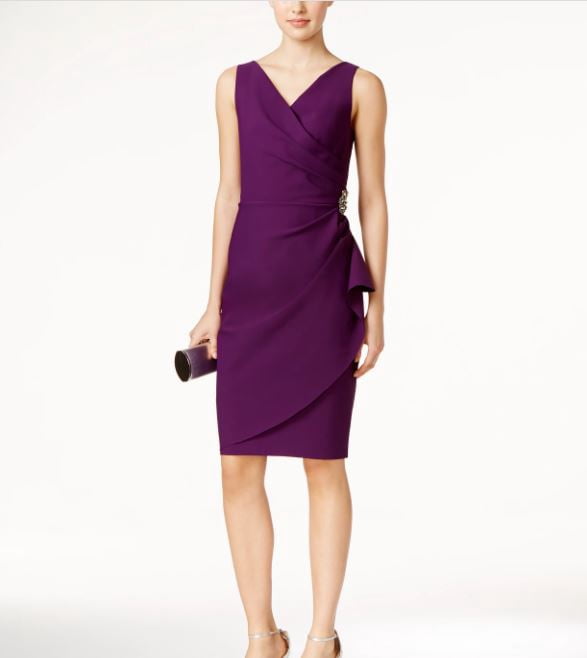 Side Ruched Cocktail Dress 