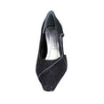 thumbnail image 2 of FLORAL Penny Women's Wide Width Stylish Pointed Toe Dress Pumps for Evening, Dinner, Prom and Work BLACK 5.5, 2 of 6