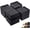 3 Inch-black(square), variant on Bed Furniture Risers 4 Inch, Heavy Duty Furniture Elevator in Heights of 1.5, 3 or 4 Inch, Square Raising Blocks for Bed, Couch, Desk, Sofa, Tables,Support Up to 1,300 Lbs (4 Pack-Brown)