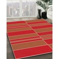 thumbnail image 2 of Ahgly Company Indoor Rectangle Patterned Bright Orange Area Rugs, 8' x 10', 2 of 6