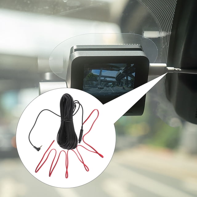 OFFIGAM Cable De Extensión Para Cámara Trasera De Plástico Negro Duradero Y Compatible