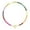 H, variant on Beaded Gemstone Necklace For Women 11 Styles, Colorful Boho Bead Choker, Natural Stone Surfer Beach Necklace, 14K Gold Plated, Handmade Summer Jewelry