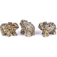 thumbnail image 2 of Carved Natural Dalmatian Jasper Gemstone Elephant Healing Crystal Guardian Statue Figurine Crafts 2 inch, 2 of 2