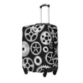 thumbnail image 2 of Daiia Metallic Gears Luggage Cover, Thickened Washable Travel Luggage Covers, Elastic Unique Baggage Covers for 18-20 inch Luggage-Medium, 2 of 9