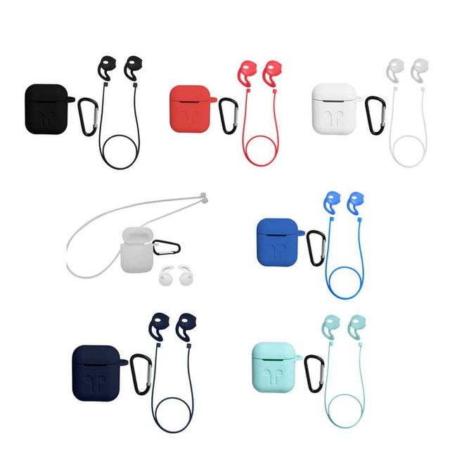 For Airpods Wireless Earphone Headset Box Portable Shockproof case for Silicone Case Cover Dust Proof Shockproof Shell