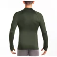 thumbnail image 3 of Playera Licra Deportiva Con Agujero Pulgar Cuello Alto, 3 of 3