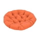 thumbnail image 3 of Silla hamaca con cojín 60cmx60cm Cesta colgante Cojín redondo Cesta colgante naranja, 3 of 9