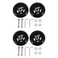 thumbnail image 1 of 4 Set Luggage Suitcase Replacement Wheels OD 80mm, 1 of 8