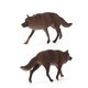 thumbnail image 1 of CARBONLIKE Party Supplies Toy Woodland Wolf Figuritas New Realistic Kid Forest Animal, 1 of 2