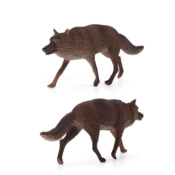 CARBONLIKE Party Supplies Toy Woodland Wolf Figuritas New Realistic Kid Forest Animal