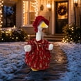 thumbnail image 4 of Qwtwty Christmas Lawn Goose Costume for 23" Geese Statue, Funny Lawn Goose Christmas Outfits for Garden Lawn Patio Yard Outdoor Decoration, 4 of 9