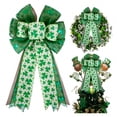 thumbnail image 7 of TUWAFE Large St. Patrick'S Day Wreath Bow Decoration for Front Door Indoor Outdoor Wall Party Supply St Patricks Day Wreaths for Front Door, 7 of 7