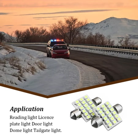 Car Dome Light Portable Replacement Detachable Upgrading 12V DC Roof