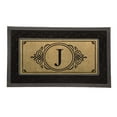 thumbnail image 6 of Evergreen Burlap Monogram F Decorative Mat Insert, 10 x 22 inches, 6 of 7