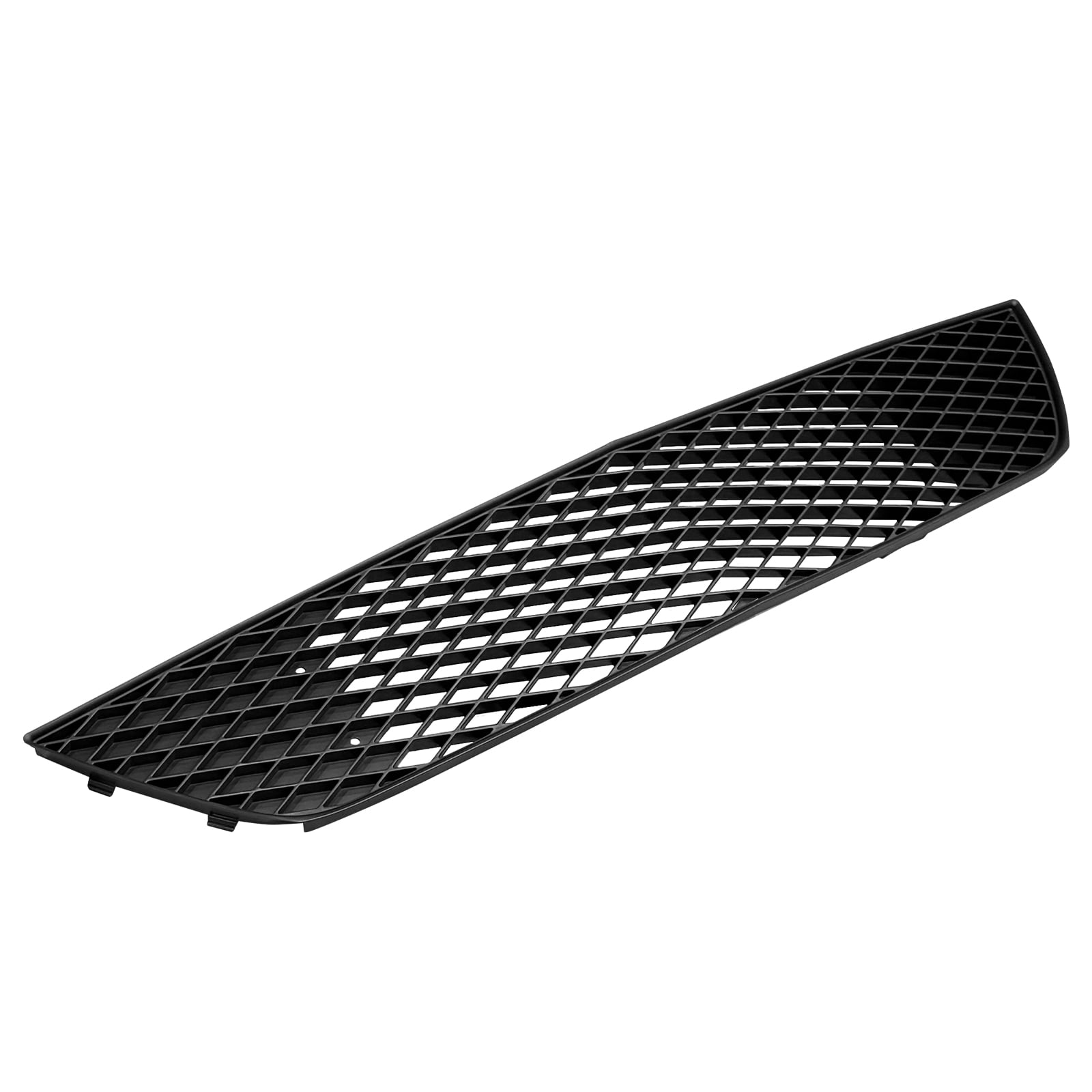 Ikon Motorsports Front Bumper Conversion Cover Compatible With 2007-2009 Ford Mustang GT500 GT500KR Unpainted Black OE PP Injection Front Valance Lip W/ Lower Upper Grilles Bumper Fascia Applique